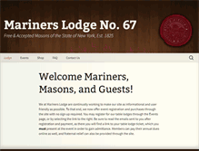 Tablet Screenshot of mariners67.org